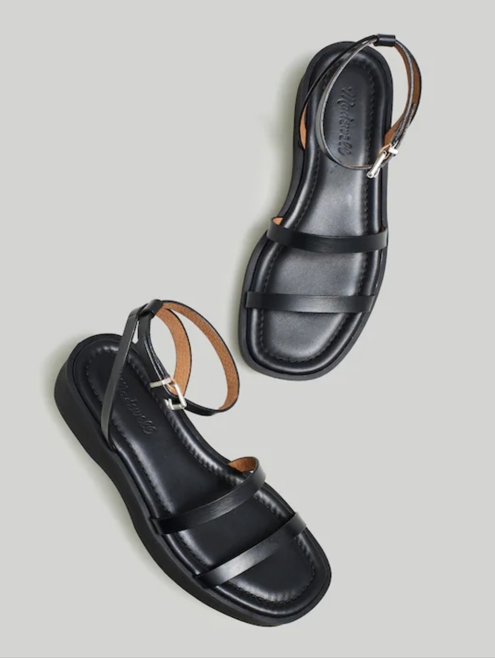 Madewell The Double-Strap Platform Sandal